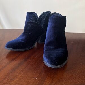 Steve Madden Midnight Velvet Ankle Booties